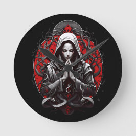 Serpent Priestess of the Shadow Grove Rund Klocka