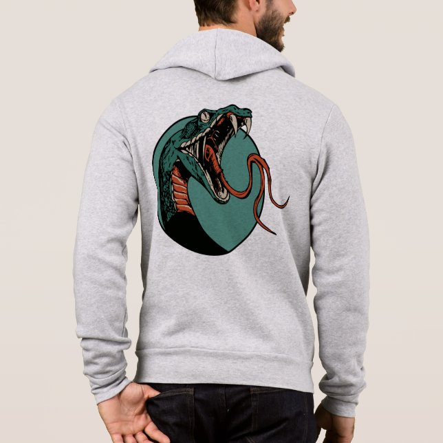 Serpent tattoo old school snake t shirt (Baksida)