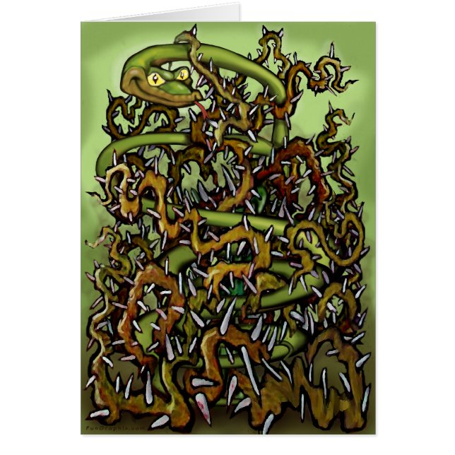 Serpent Thorns Hälsningskort (Framsidan)