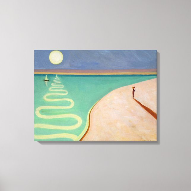 Serpentin Sunset 2004 Canvastryck (Framsida)