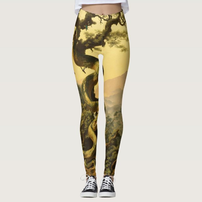 Serpentina Grove Leggings: Naturens arv" Leggings (Framsida)