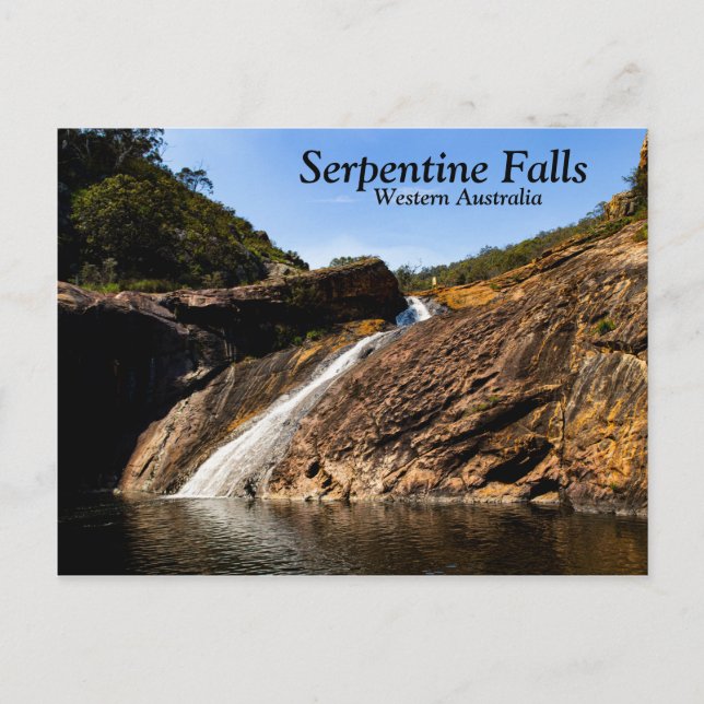 Serpentine Falls, Australien Vykort (Framsida)
