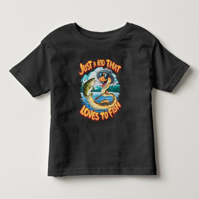 Serpentinöverraskningar: Snake with a Catch T Shirt (Framsida)