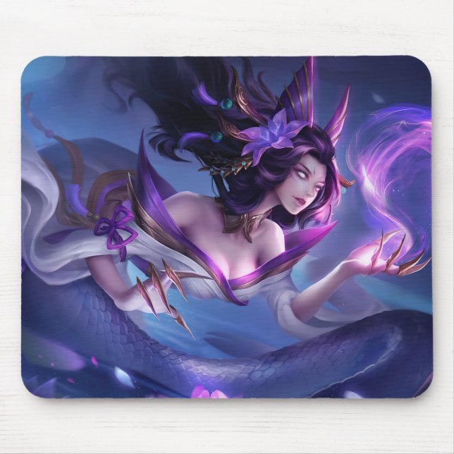 Serpents Embrace Gaming Mousepad | Snake Thned D Musmatta (Framsidan)