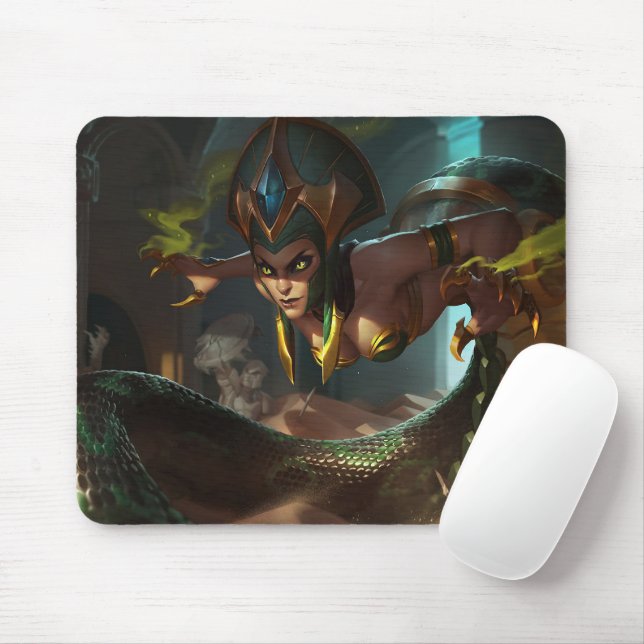 Serpents Embrace Gaming Mousepad | Snake Witch Musmatta (Med mus)