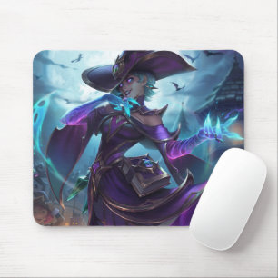 Serpents Embrace Gaming Mousepad Snake Witch Musmatta