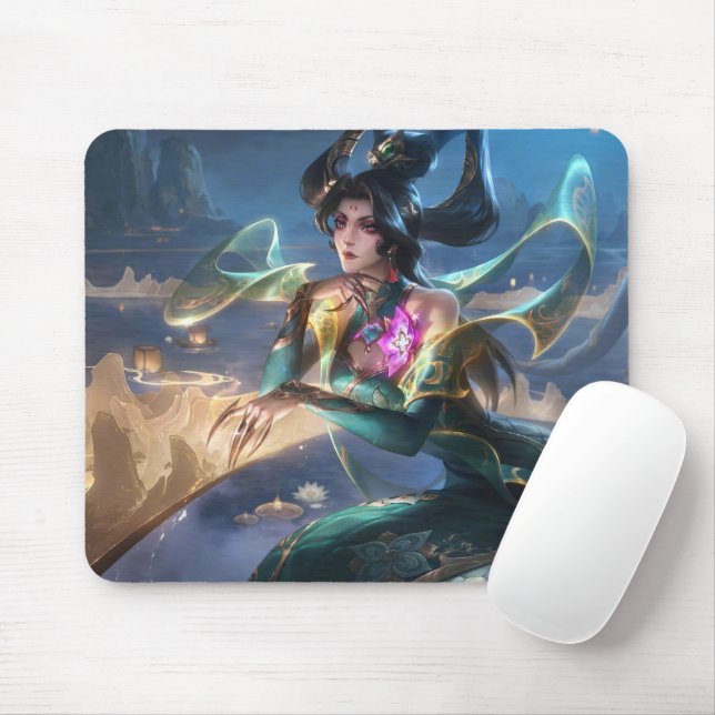 Serpents Embrace Gaming Mousepad | Snake Witch Musmatta (Med mus)