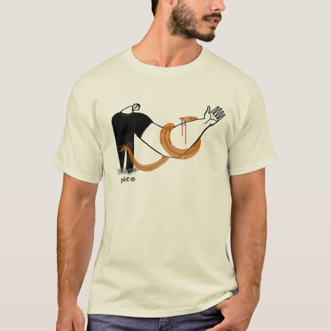Serpiente heroína tee shirt (Framsida)