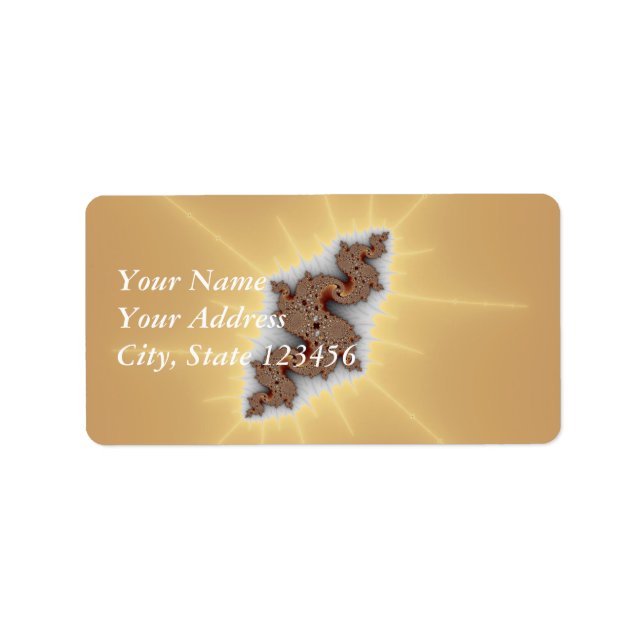 Serpus - Fractal Art Adressetikett (Framsidan)