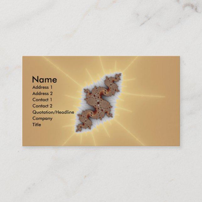 Serpus - Fractal Art Visitkort (Framsida)