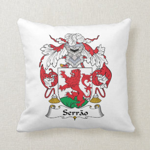 Serrao familjvapensköld kudde