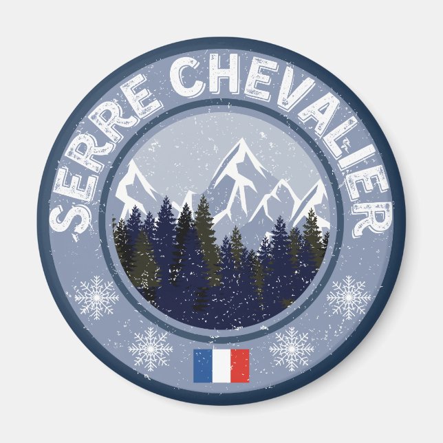 Serre Chevalier Station de Ski Magnet (Framsidan)
