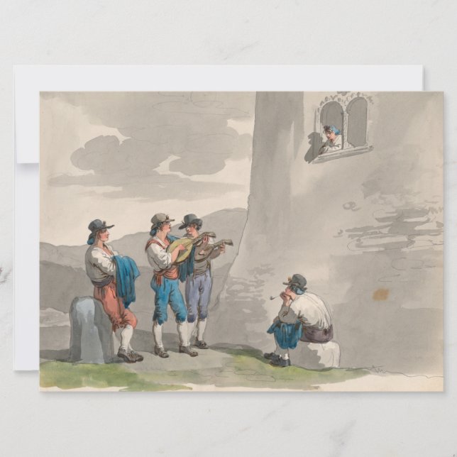 Serumen (Sång i Kärlek) (Romantiska scenen) Kort (Framsida)