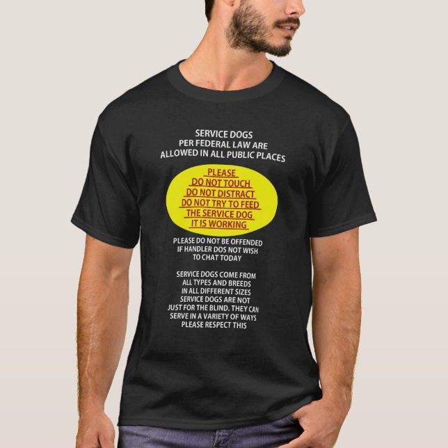 Serva hundetikett tee (Framsida)