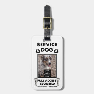 Serva hundfotolegitimationen bagagebricka