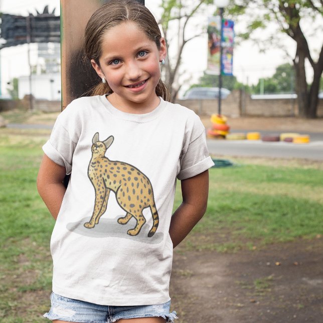 Serval Animal T-Shirt (Skapare uppladdad)