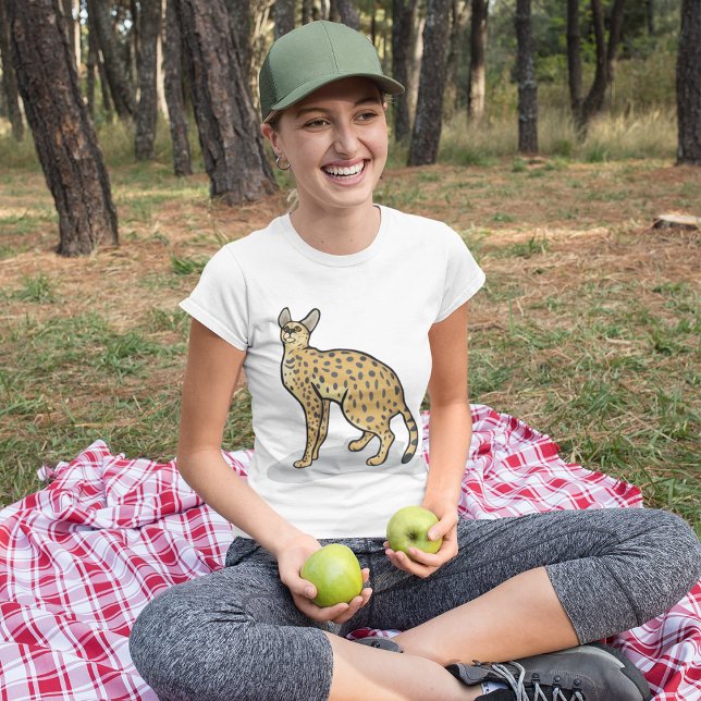 Serval Djur T-Shirt (Skapare uppladdad)