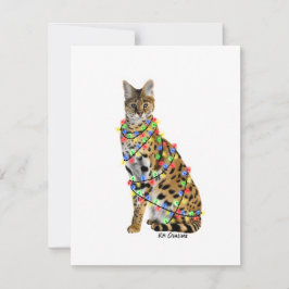 Serval - helgdag-kort julkort