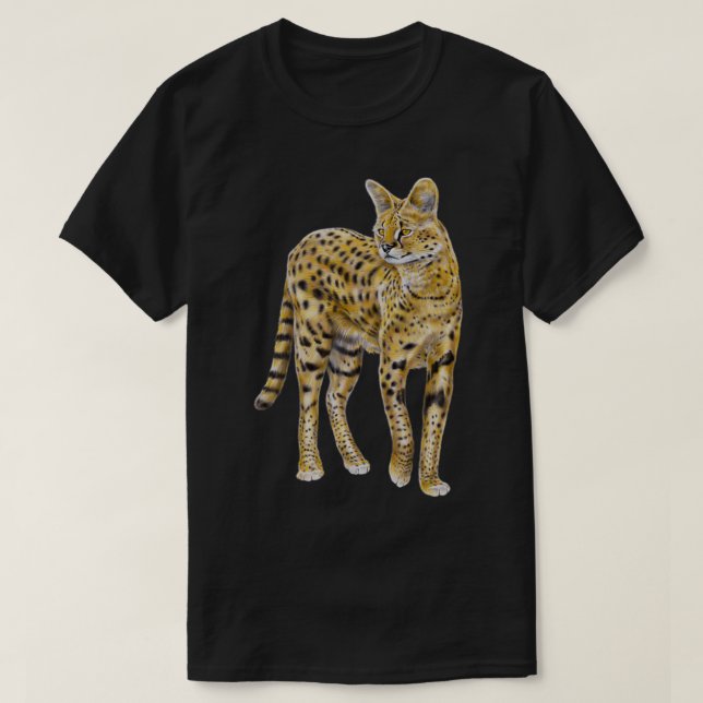 Serval  t shirt (Design framsida)