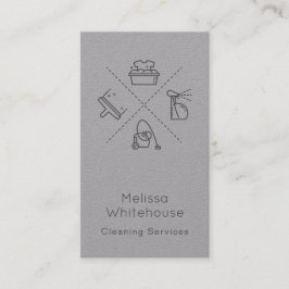 Servar slät modern lokalvård för lägenheten visitkort