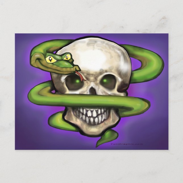 Server n Skull Vykort (Framsida)