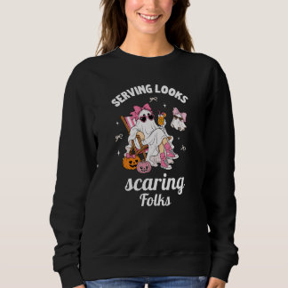 Serverar Utseende Skrämmer Folk Halloween T Shirt