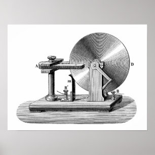 Serverdiskgenerator för Faraday Poster