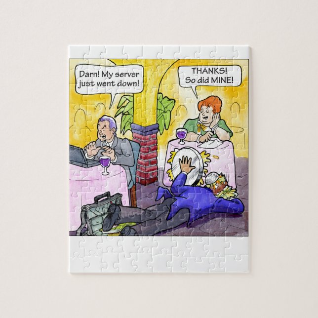 Serveren besegrar! pussel (Vertikal)