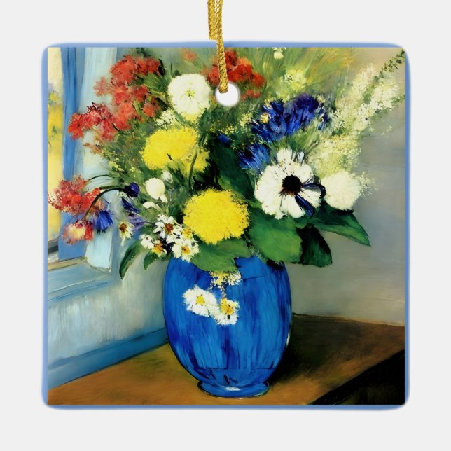 serveringsfack julgransprydnad keramik (Framsida)