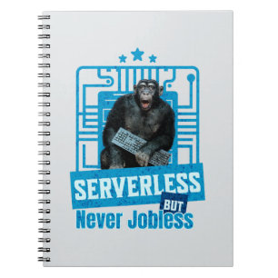 Serverlös Rollig Apa Utvecklarhumor Anteckningsbok