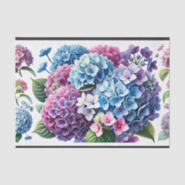 servetten, decoupage, hydrangeas, crea