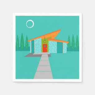 Servetter för coctail för hus för