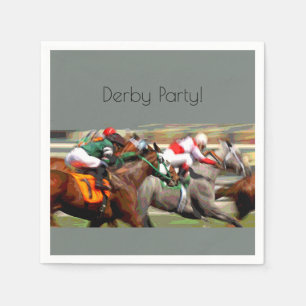 Servetter för coctail för Kentucky Derby