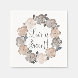 Servetter för följe för bröllop för kran för