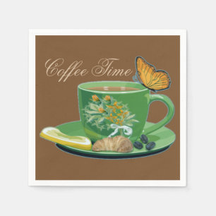 Servetter för för kaffeTime kopp & Saucer