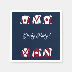 Servetter för Kentucky Derby partycoctail