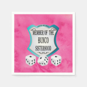 Servetter för party för tärning för rosor för