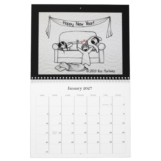 Servettfolk kalender (Jan 2027)