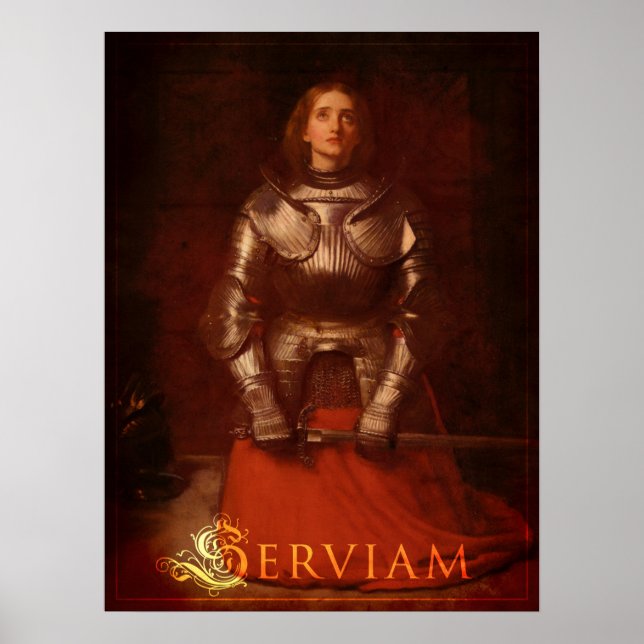 Serviam! - Joan of Arc Poster (Framsidan)