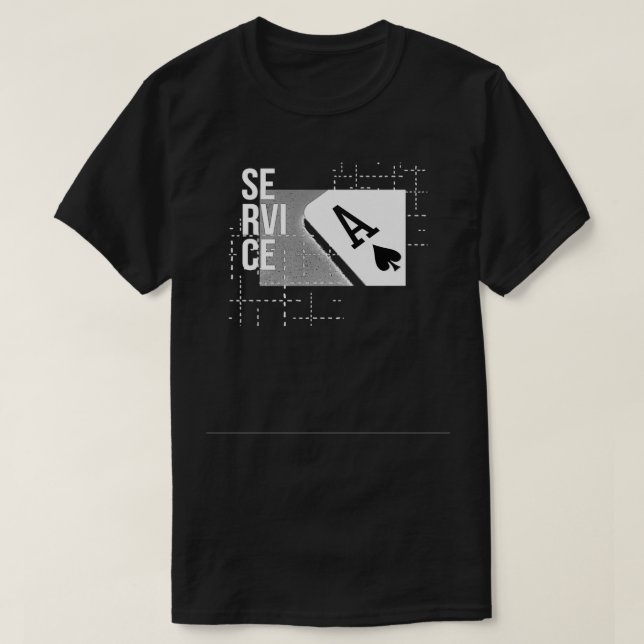 Service Ace Volleyball Player specialist Classic T T Shirt (Design framsida)