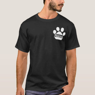 Service Anpassningsbar Namn Trainer Hund Älskare i T Shirt