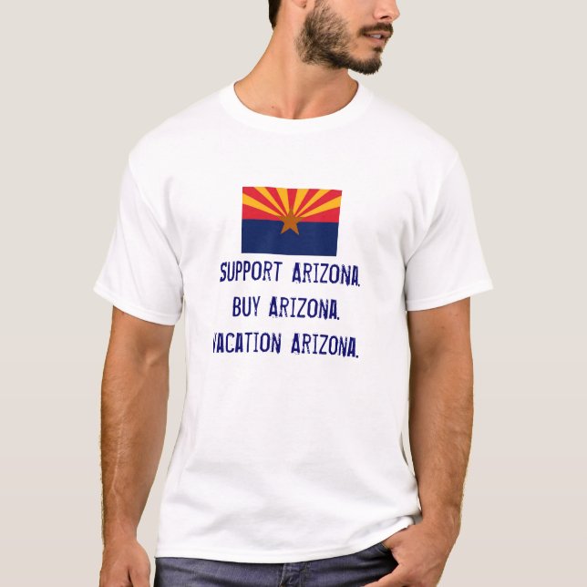 Service Arizona, köpArizona TShirt Tee Shirt (Framsida)