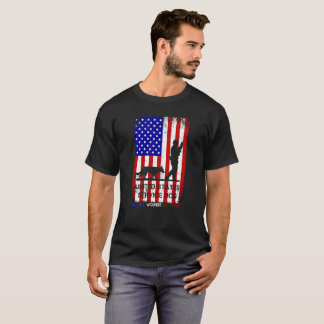 Service Dog PTSD Awareness US Veteran T Shirt