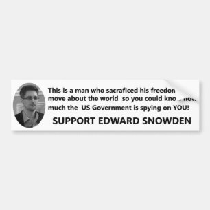 Service Edward Snowden Bildekal
