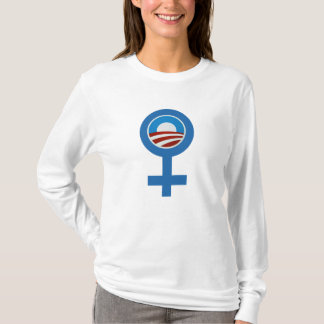 Service för Barack Obama kvinna-/Obama symboler T-shirt