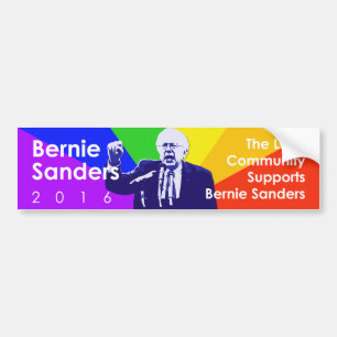 Service för Bernie slipmaskiner LGBT Bildekal