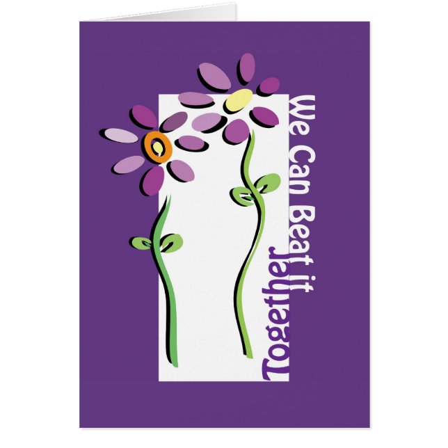 Service för sjukdomen, cancer hälsningskort (Framsidan)