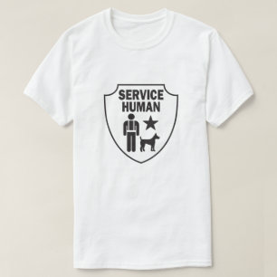 Service Human rolig hund ägare T-shirt