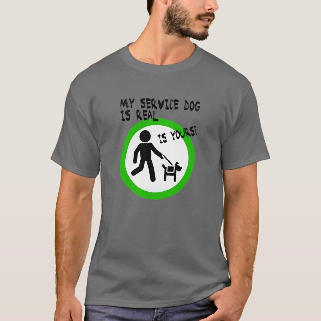 Service hund ADA T-Shirt (Framsida)