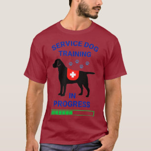 Service Hund in Training Registrated Trainer Lab T Shirt